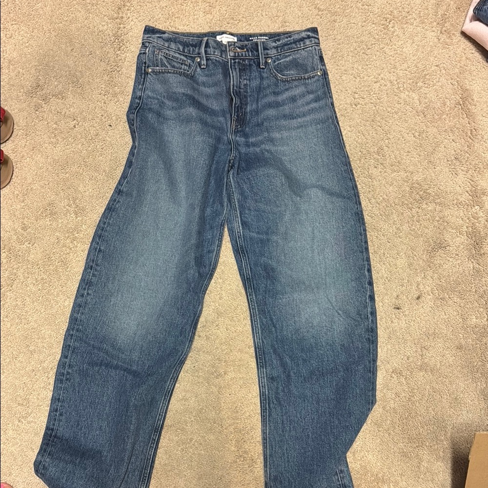Good American Good Barrel Relaxed Jeans